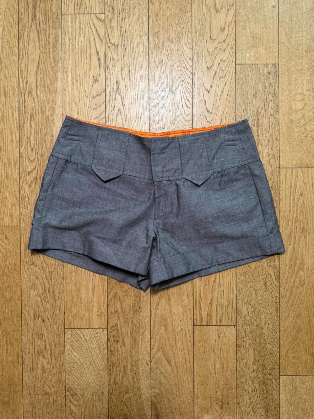 Y2K Rampage Gray Women's Low Rise Tailored Shorts